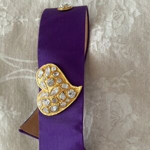 Edouard Rambaud designer belt. 1 3/4inch wide, size small. Never worn.